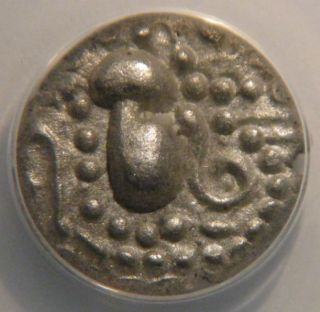 C.  1050 - 1150 Indo - Sasanian - Silver Drachm - Anacs Au50 - Gadhaiya Paisa photo