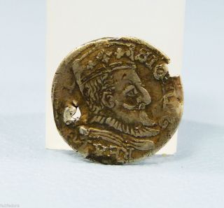 1598 Poland Ukraine Sigismund Iii 1587 - 1632 Silver 3 Gross Trojak Coin Groschen photo
