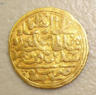 Ca.  1600 Ottoman Empire Gold Sultani Altin Coin,  3.  42 Grams 18.  5 Mm Vf photo