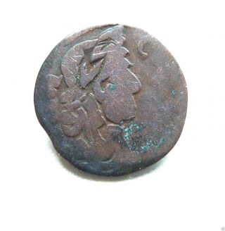 Poland Medieval Copper Coin Solidus.  (o11) photo