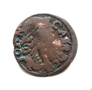 Poland Medieval Copper Coin Solidus.  (o18) photo