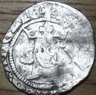 1327 Edward Iii Silver Hammered Penny - Great Coin - Look photo