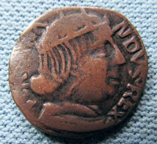 C.  1400s Renaissance Italy Ferdinand I Naples Cavallo Horse - Old Coin photo