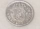 Felipe V Dos Mundos 1/2 Real 1745 Mexico - Mf - Spanish Colonial Silver Coins: Medieval photo 1