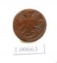 Poland Medieval Copper Coin Solidus 166? Y. Coins: Medieval photo 1
