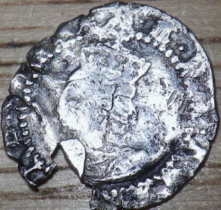 1561 Elizabeth I Silver Hammered Penny - Great Coin - Look photo