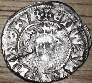1327 Edward Iii Silver Hammered Penny - Awesome Coin - Look photo