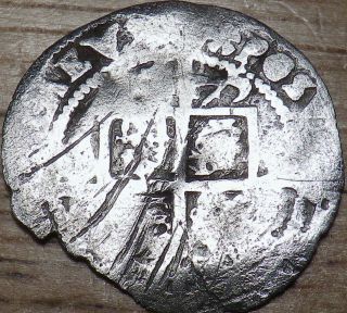 1575 Elizabeth I Silver Hammered 3 Pence - Great Coin - Look photo