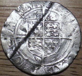 1564 Elizabeth I Silver Hammered 6 Pence - Awesome Coin - Look photo
