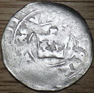 1271 Bohemia Silver Hammered Prager Groschen - Larger Coin - Look photo