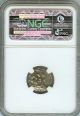 Henry Iii - V (1035 - 1125) Denier - Lucca,  Italy - Ngc Coins: Medieval photo 3