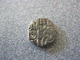 Silver Drachm Punch Of India Sultan Of Delhi 1173 - 1206 Ad Extra Fine Ef photo