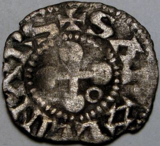 France (valence Abbey) Denier Cca.  1200 - Silver - 1217 photo
