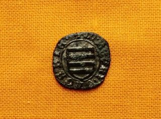 Medievalhungarian Coin - Johan Hunyadi Denar,  1446 - 1453,  Unger:485 photo