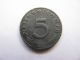 X - Rare 1940 A German 5 Rpfennig Zn Coin;nazi Swastika - Genuin​e 3rd Reich Germany photo 1
