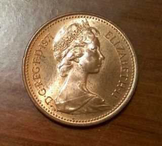 Great Britain Penny,  1971 photo