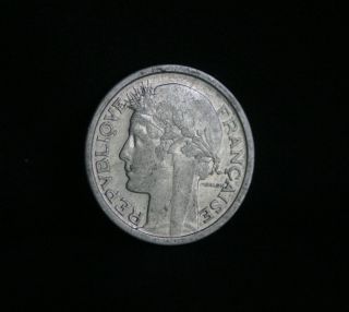 1944 France 1 Franc World Coin Km885a.  1 Wwii Liberty Head Cornucopias French photo