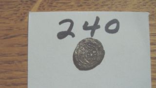 Medieval,  Hammered Silver Farthing,  Edward 1st,  1279 - 1307,  240 photo