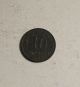 1918 German 10 Pfennig Zinc Eagle Coin Ww1 Germany Deutsches Reich World War 1 Germany photo 1