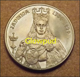 Coin Of Poland - Polish Queen Saint Jadwiga 1988 photo