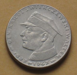 Old Coin Of Poland - General Karol Swierczewski 1967 photo