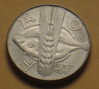 Old Coin Of Poland - Fao Fish 1971 United Nations photo