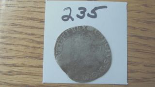 Medieval,  Hammered Silver Shilling,  Charles 1st,  1636 - 1638,  235 photo