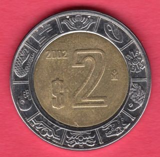 Mexico 2002 - 2 Pesos Coin photo