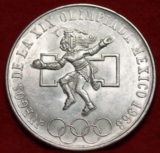 1968 Mexico 25 Pesos Silver Foreign Coin S/h photo
