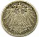 Germany,  Empire 1 Mark,  1908 G Silver Coin Germany photo 1