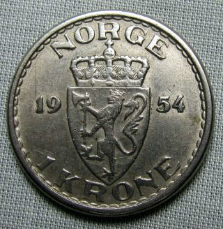 Norway 1954 - 1 Krone photo