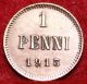 1913 Finland 1 Penni Foreign Coin S/h Europe photo 1