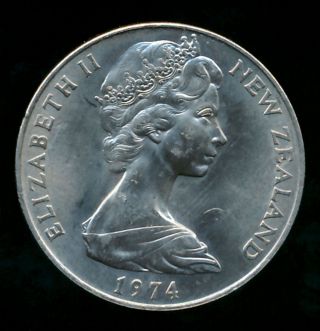 Zealand 1974 Dollar (copper - Nickel) photo