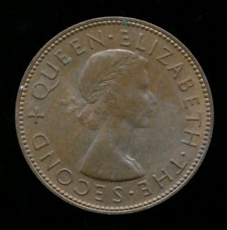 Zealand 1953 Penny (bronze) photo