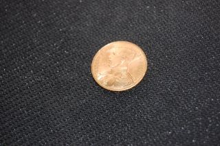 1914 Belgium Gold 20 Francs Uncirculated photo