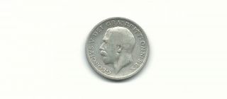 Great Britain Uk 1911 Sixpence Silver Coin photo