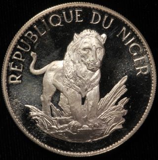 Niger,  10 Francs.  1968.  Proof.  Km 8.  1.  Only 1,  000 Minted. photo