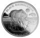2014 $2 Niue - Endangered Species - Black Rhinoceros 1oz Silver Proof Coin Nz Coins: World photo 1