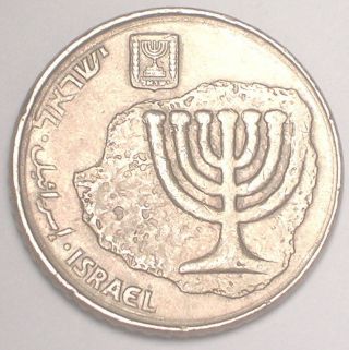 1984 Israel Israeli 100 Sheqalim Menorah Coin Vf photo