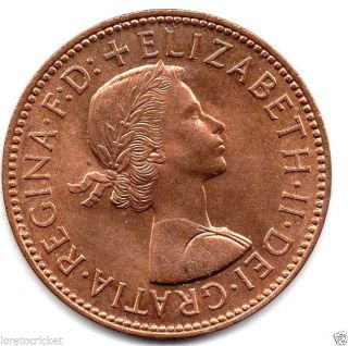 Great Britain (uk) Bu Half Penny 1959 Example 3 photo