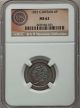 Great Britain George Iv Silver Sixpence 1825 Ngc Ms62 Toning Ex.  Newman Collect. UK (Great Britain) photo 2