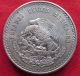 1948 Mexico 5 Peso Foreign Coin Glue On Obverse.  900 Silver Unc (2275) Mexico photo 1