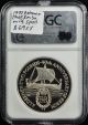 1992 Alderney Silver 2 Pounds 40th Anniv Of Reign Ngc Pf68 Ultra Cameo Km 3a UK (Great Britain) photo 2