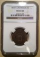 Luxembourg 1855 A 5 Centimes Ngc Ms 63 Rb Make Me An Offer Europe photo 2