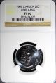 South Africa Nickel 1967 20 Cents Afrikaans Ngc Pf66 Km 69.  1 N/r Africa photo 1