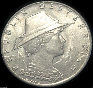 Austria - Austrian 1924 1000 Kronen Coin - Rare Inflation Coin photo