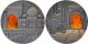 2011 Palau Taj Mahal - Mineral Art Iv 2oz Silver Coins: World photo 1