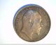 1907 Great Britian Large Penny,  Bronze Coin,  (uk - 182) UK (Great Britain) photo 1