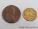 Rare Half Escudo 1800s Republic Of Mexico Liberty Gold 1844 Antique Mexican Coin Mexico photo 2