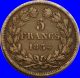 1834 Silver 5 Francs France; Higher Grade Europe photo 1